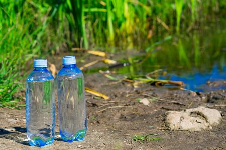 pure water only bottledの写真素材