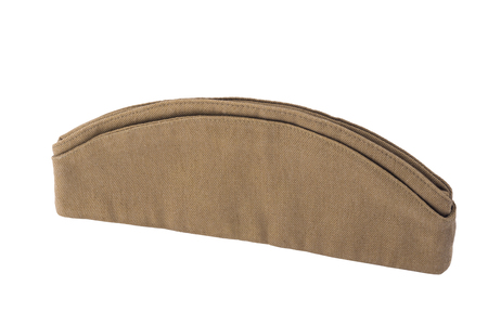 Soldiers army caps Side view isolatedの写真素材