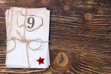 Award documents for the ninth of May background for the inscriptionの写真素材