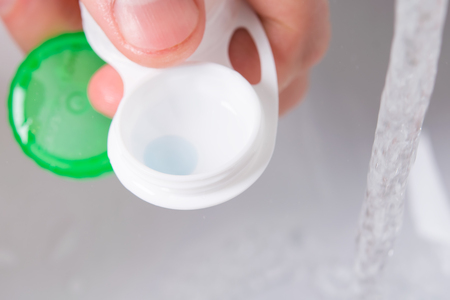 capacity of contact lenses, to improve visionの写真素材