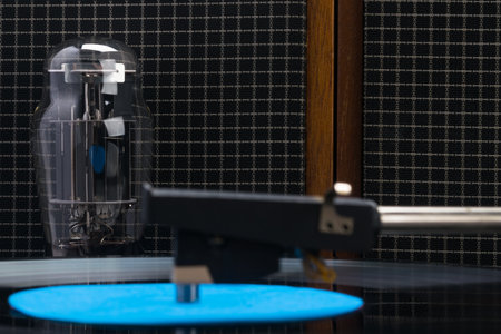equipment for listening to musical vinyl records
