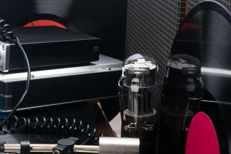 a set of items for professional recording of music on vinyl records
