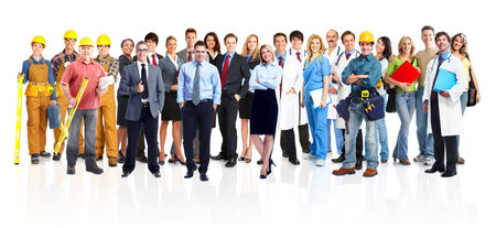 Group of industrial workers. Group of industrial workers.