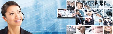 Call center operator woman Call center operator woman