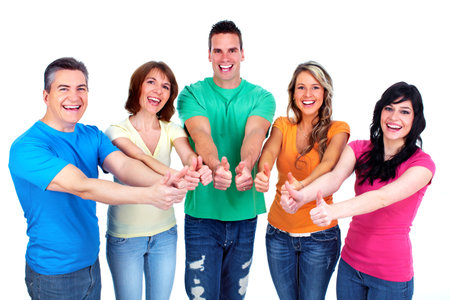 Group of happy people Group of happy people