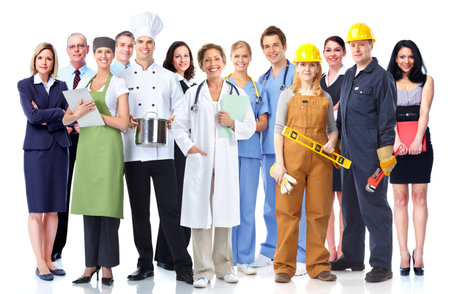 Group of industrial workers Group of industrial workers