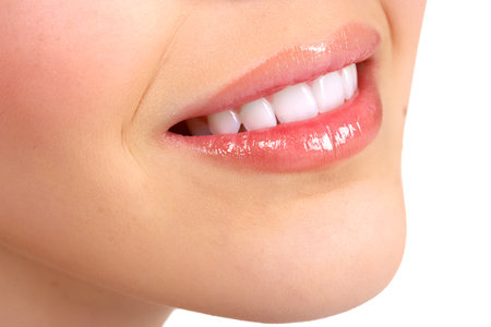Beautiful woman smile.の写真素材