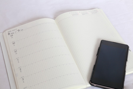 Smart phone pocket bookの写真素材