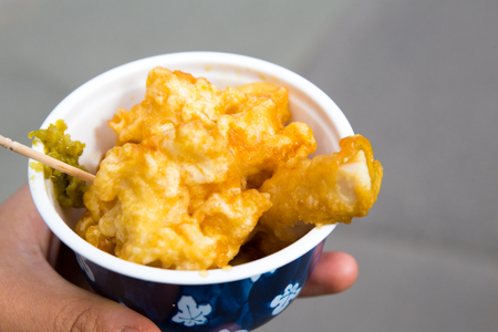 Deep fried bird snackの写真素材