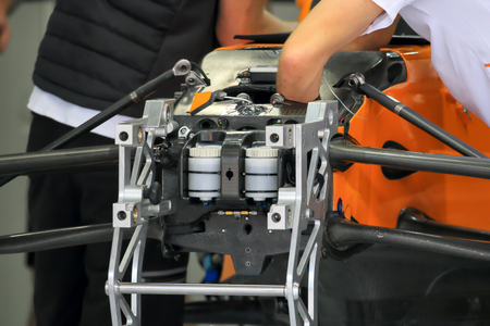 Formula1 mechanic frameの写真素材