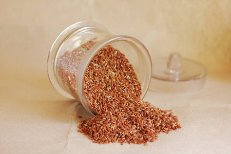 Red riceの写真素材