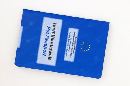 German / European animal passportの写真素材