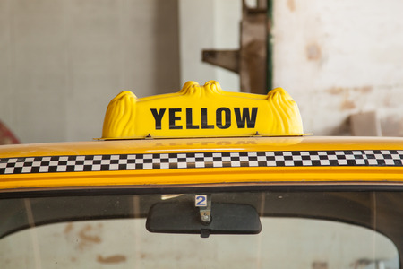 old taxi classic lamp