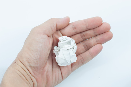 wrinkled paperの写真素材