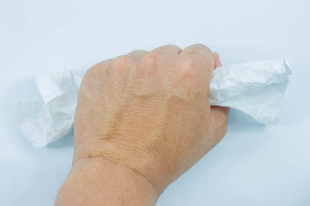 wrinkled paperの写真素材