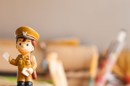 post man cuteの写真素材