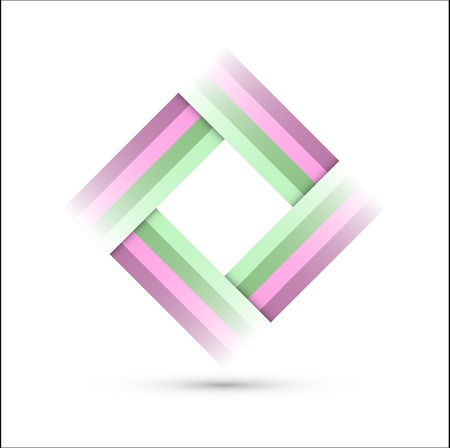 Colored Rectangle Symbolのイラスト素材