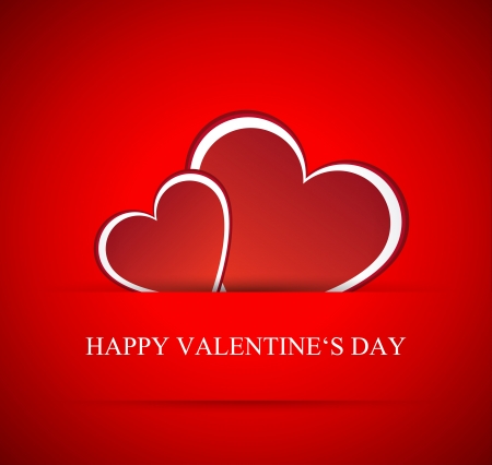 Holiday card  Vector hearts for Valentines dayのイラスト素材