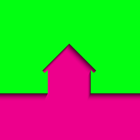 Abstract house icon illustrationのイラスト素材