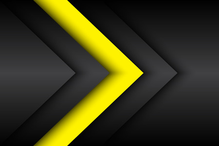 Black and yellow abstract background, vector illustrationのイラスト素材