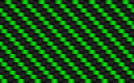 Black and green abstract background, metallic carbon look, vector illustrationのイラスト素材