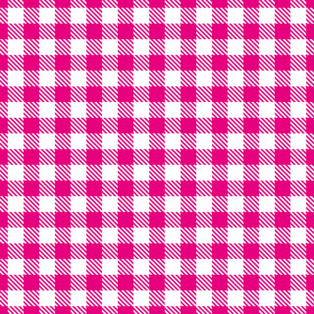 Pink white seamless pattern, traditional fabric texture, vector illustrationのイラスト素材