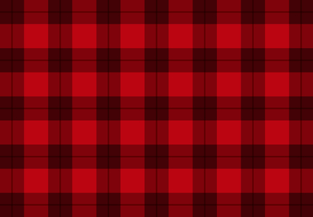 Fabric in red color, vector tartan patternのイラスト素材