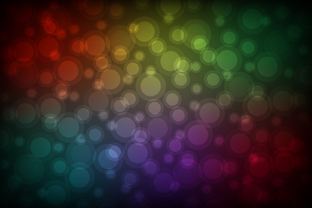 Colorful abstract bokeh background, vector illustrationのイラスト素材