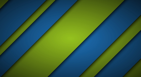 Abstract blue and green background, diagonal lines and strips, vector illustrationのイラスト素材