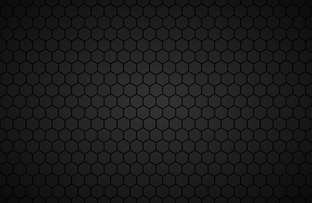 Geometric polygons background, abstract black metallic wallpaper.のイラスト素材