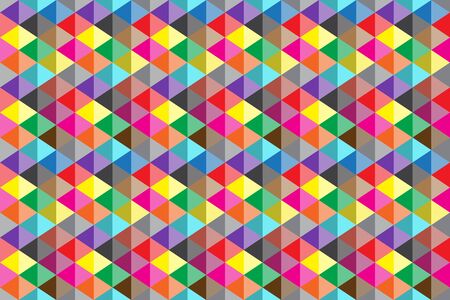 Colorful triangular abstract
