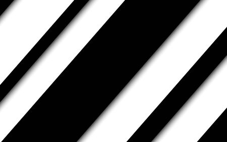 Black and white modern material design, vector abstract widescreenのイラスト素材