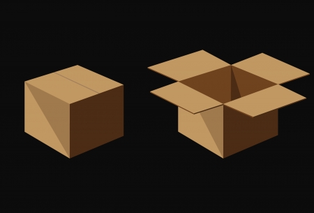 Box 3Dのイラスト素材
