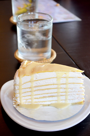 crepe  cakeの写真素材