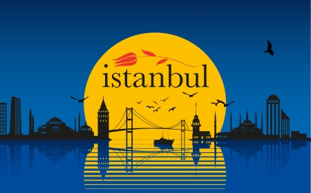Istanbul Silhoutteのイラスト素材
