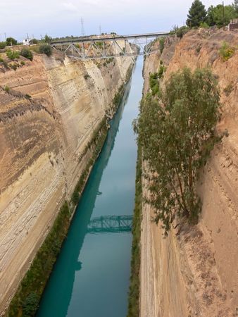 Corinthian canal.の写真素材