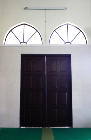 Old wood doorの写真素材