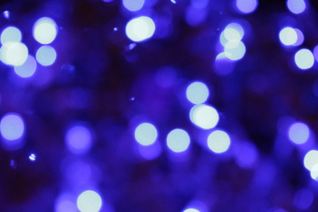 Blue light bokeh
