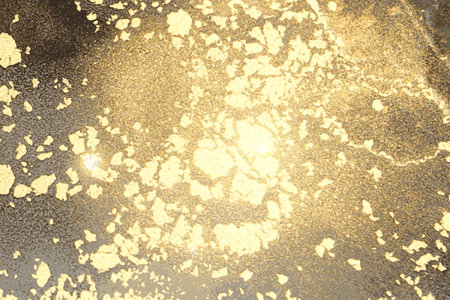 Gold and black stone marble texture. Alcohol ink technique