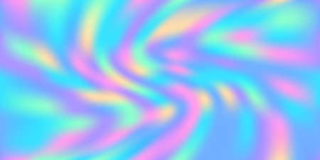 Iridescent holographic abstract vivid blue and purple seamless patternのイラスト素材