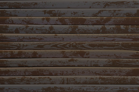 Dark horizontal pattern of wooden textured slatsのイラスト素材
