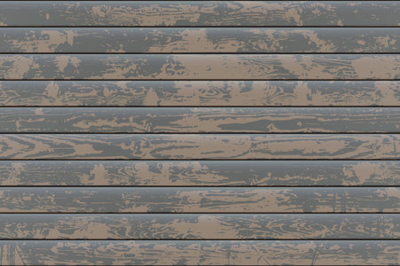 Horizontal pattern of wooden textured slats with timber printのイラスト素材