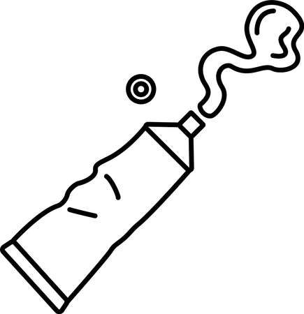 Image of drawing tools iconsのイラスト素材