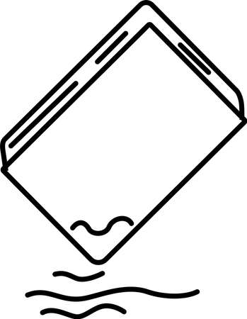 Image of drawing tools iconsのイラスト素材