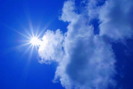 Candle sunの写真素材