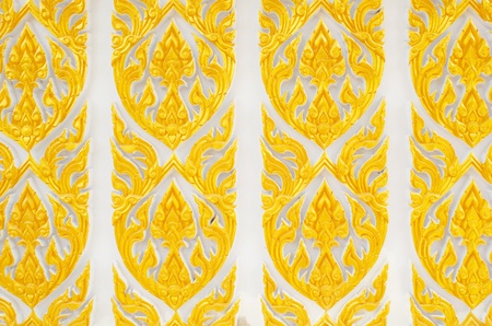 Thai pattern with gold color