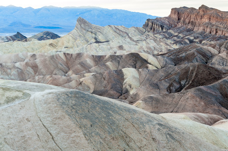 Zabriskie Point in Death Valley National Park, USAの写真素材