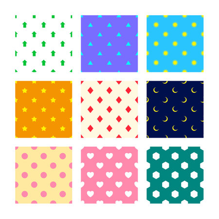 vector files repeatable seamless pattern of triangle shape