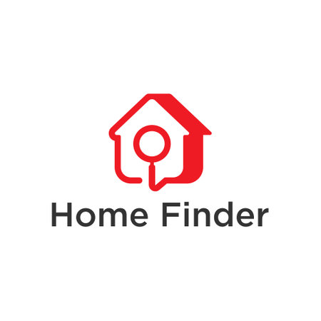 Find Real estate, Find Property, House Search logoのイラスト素材