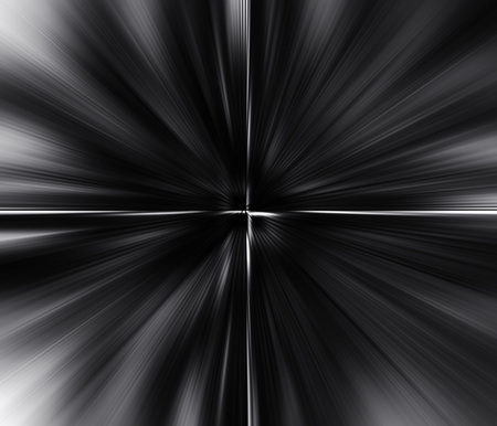 Abstract gray flash rays from center background.の写真素材